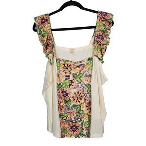 Floral Print Women's Top